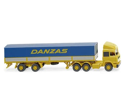 Danzas - Iveco Tractor with Flatbed Trailer