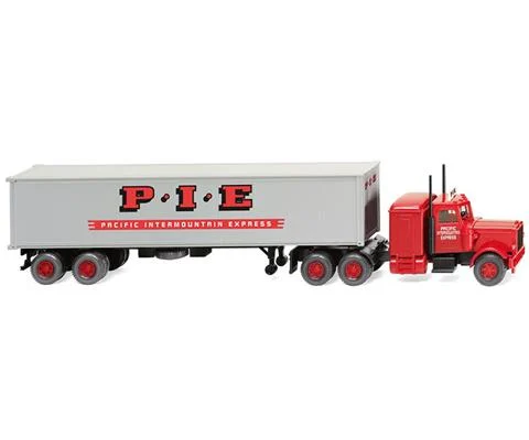 Pacific Intermountain Express - Peterbilt Sleeper Tractor with Container Trailer