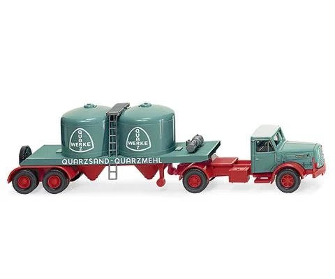 Quarzwerke - Henschel Tractor with Chemicals Trailer