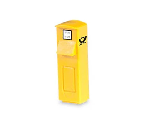 Mail Boxes in Yellow - 4 Stand Alone - 10 Mounted