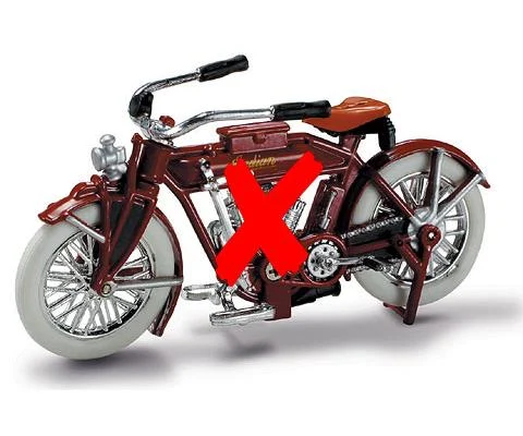 1912 Indian V-2 Motorcycle in Red