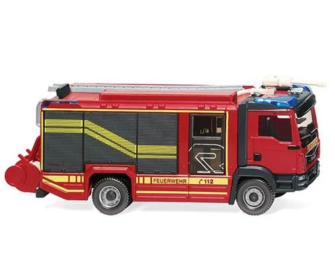 Fire Brigade - MAN TGM Euro 6 Rosenbauer AT LF Fire Truck