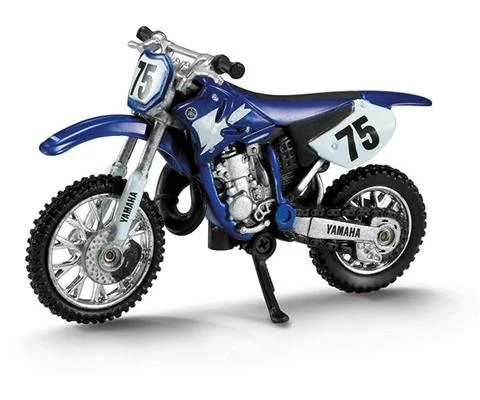 Yamaha YZ 125 Dirtbike in Blue and White - NEW-RAY