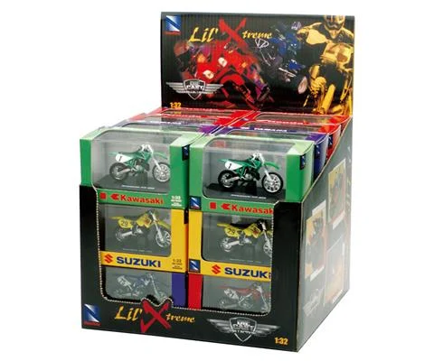 Dirt Bikes and ATVs in Counter Display - 24 Pieces in a Non-Returnable Factory Sealed Case