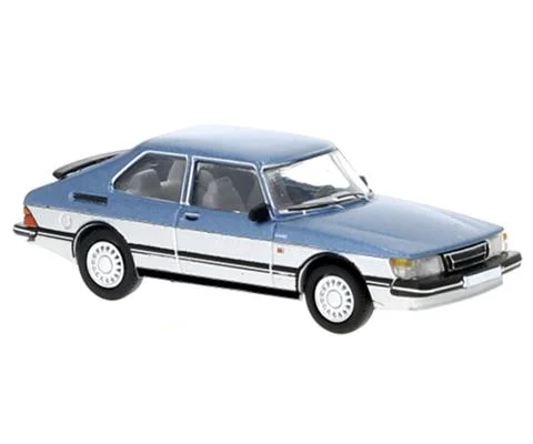 1986 Saab 900 Turbo in Metallic Blue and Silver - PCX87