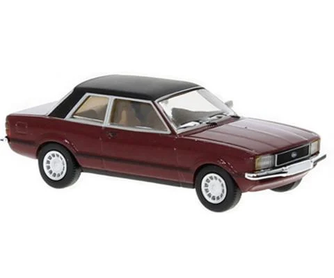1976 Ford Taunus TC2 in Metallic Dark Red with Black Top - PCX87