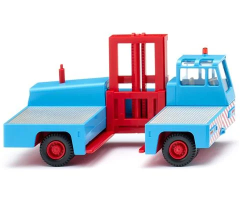 1968 Sideloader in Light Blue and Red - WIKING