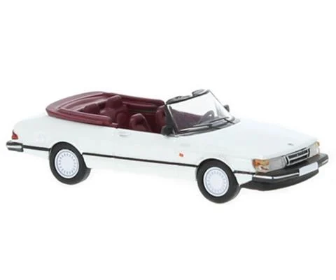 1986 Saab 900 Convertible in Metallic White - PCX87