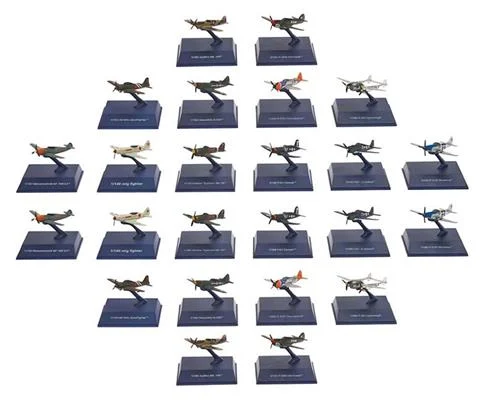 WWII Fighter Planes in a Counter Display - 24 Pieces in a Non-Returnable Factory Sealed Case