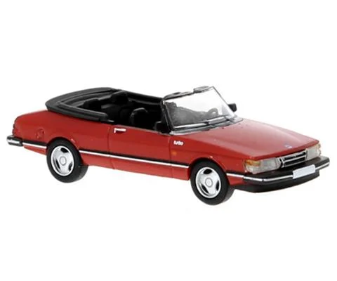 1986 Saab 900 Convertible in Red - PCX87