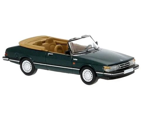 1986 Saab 900 Convertible in Metallic Dark Green - PCX87