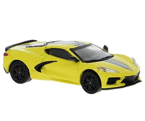 2020 Chevrolet Corvette C8 in Light Yellow and Black - PCX87