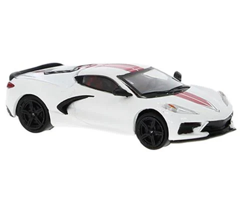 2020 Chevrolet Corvette C8 in White and Red - PCX87