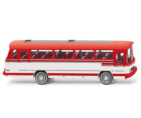 Reisebus - Mercedes-Benz O 302 Tour Bus in Traffic Red and White