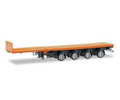 4-Axle Teletrailer in Traffic Orange