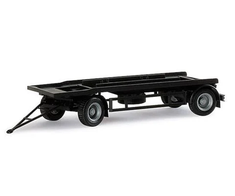 Trailer For Roll-Off Container in Black