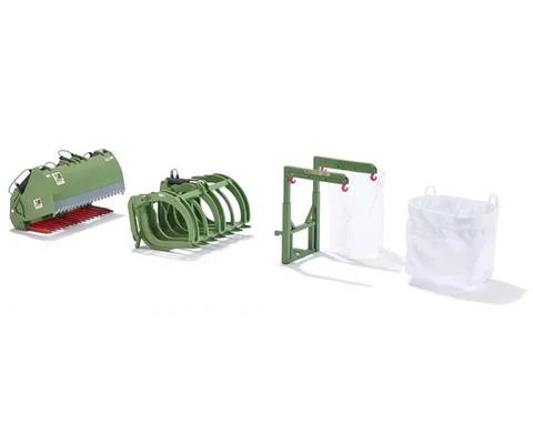 Bressel Lade Front Loader Attachments in Green - Set