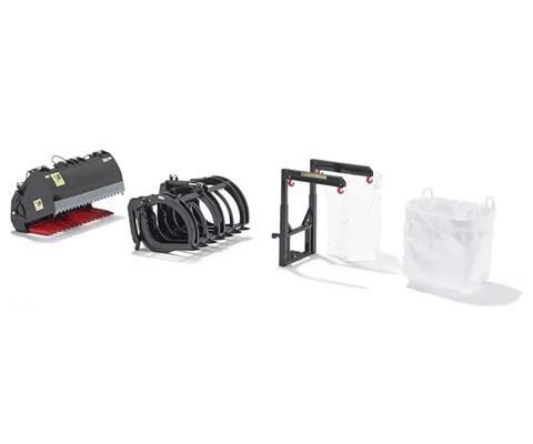 Bressel Lade Front Loader Attachments in Black - Set