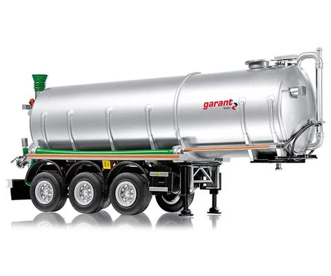 Kotte Garant Tank Trailer TSA 30 000 in White Aluminum - WIKING