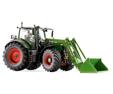 Fendt 724 Vario Tractor with Front Loader Cargo 6 100 - WIKING