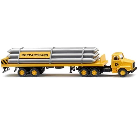 Koppartrans - Volvo N12 with Gas Transport Trailer