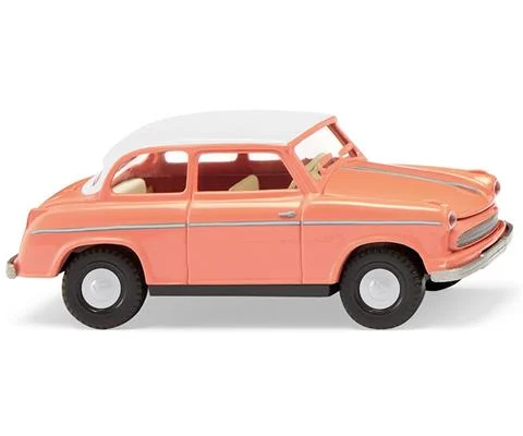 Lloyd Alexander in Salmon Red with White Roof - WIKING