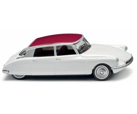 1957-69 Citroen ID 19 in White with Ruby Red Top