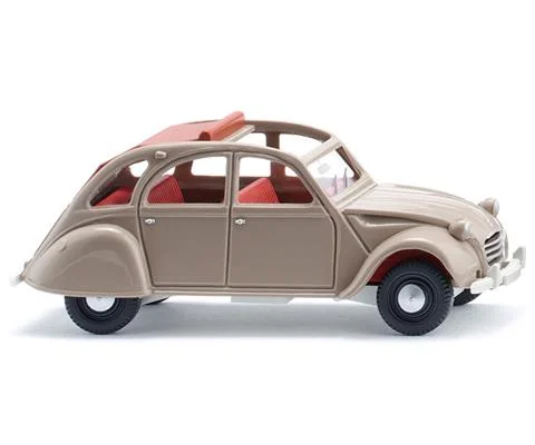 1963-83 Citroen 2 CV in Olive Grey with Sunroof