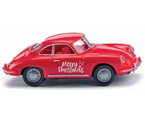 Merry Christmas - 1961-65 Porsche 356 in Red