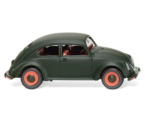 Volkswagen Pretzel Beetle in Dark Matte Green - WIKING