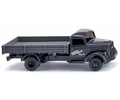 Tempo Werk - 1935-44 Opel Blitz Flatbed Truck in Dark Grey