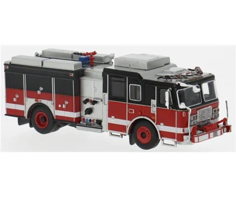 2013 Seagrave Attacker Fire Truck in Red and Black - PCX87