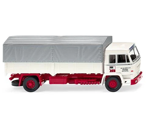 Bruns - Bussing BS 16 L Covered Flatbed Truck