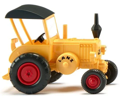 Lanz Bulldog Tractor in Yellow with Roof - WIKING