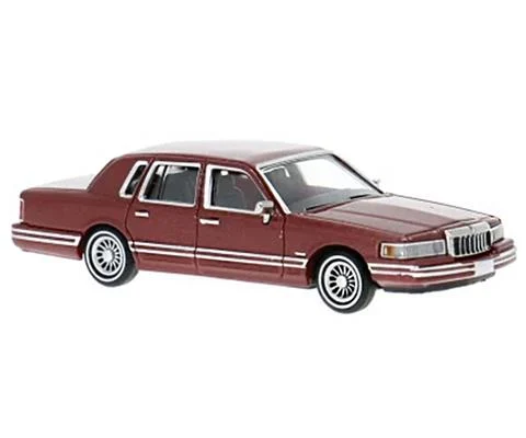 1991 Lincoln Town Car in Metallic Dark Red - PCX87