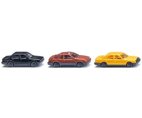 1982-89 Classic Passenger Cars 3-piece Set - BMW 320i Mercedes-Benz 260 E and Ford Sierra XR4