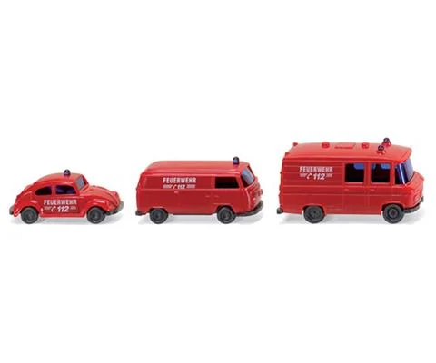 Fire Service Vehicle Set - WIKING