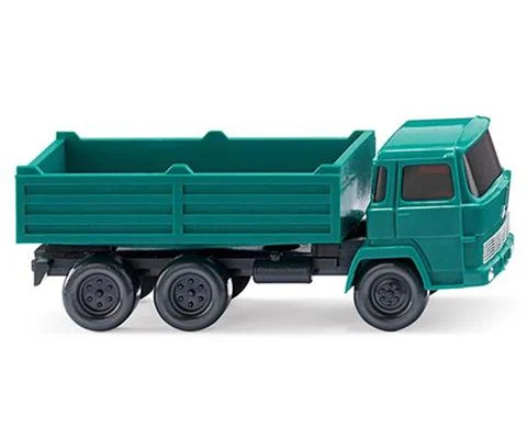 1965-76 Magirus Flatbed Dump Truck in Water Blue