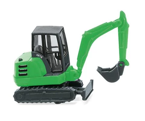 HR 18 Mini Excavator in Green - WIKING