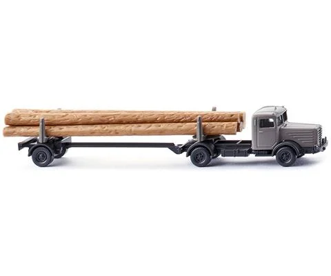 1950-56 Bussing 8000 Log Transporter in Stone Grey