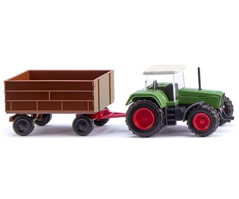 Fendt Favorit Tractor with Box Trailer - WIKING