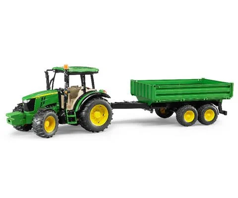 John Deere 5115M with Trailer - BRUDER