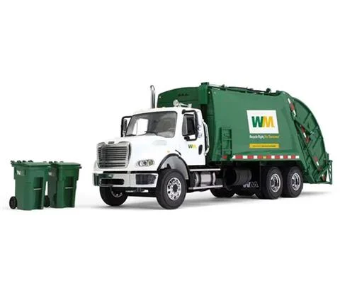 Waste Management - Freightliner M2 112 with McNeilus Rear Load Refuse Body and Trash Carts