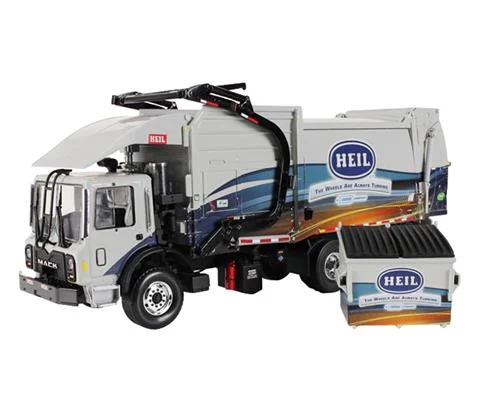 Heil - Mack TerraPro Refuse Truck with Heil Half/Pack Freedom Front Loader with CNrG Tailgare and Trash Bin