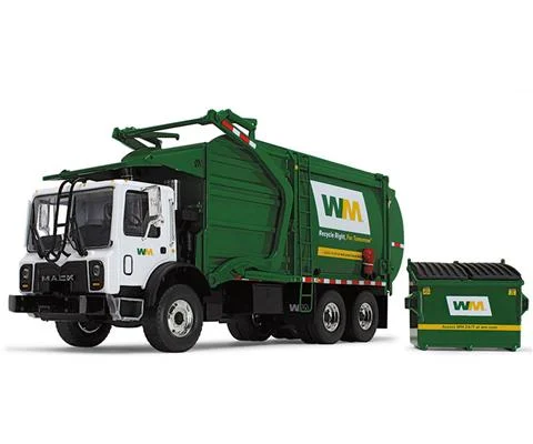 Waste Management - Mack TerraPro with Wittke Front Refuse Loader and Bin - Updated Design