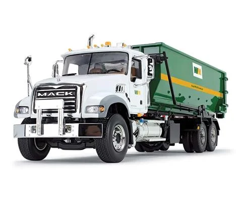 Waste Management - Mack Granite with Tub-Style Roll-Off Container