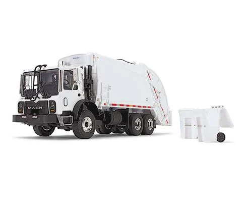 Mack TerraPro with McNeilus Rear Loader and Trash Carts - FIRST GEAR