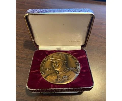 Alabama Sports Legend Davey Allison Bronze Tribute Medal in Case - MEDALLIC ART CO