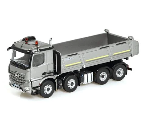 Mercedes-Benz Arocs 8x4 with Meiller Tipper Dump Bed in Silver Gray
