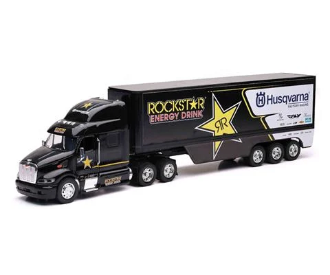 Rockstar Husqvarna Factory Racing Transporter Truck - NEW-RAY